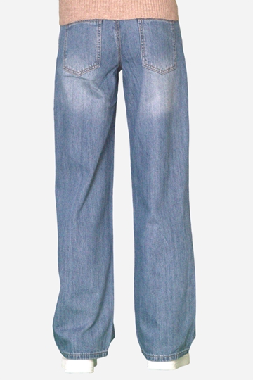 D-xel Power Low Jeans - Denimblå